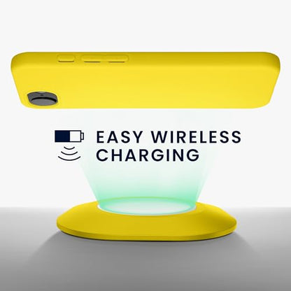 kwmobile Case Compatible with Apple iPhone 17e / iPhone 16e Case - Soft Slim Protective TPU Silicone Cover - Radiant Yellow - color: Radiant Yellow