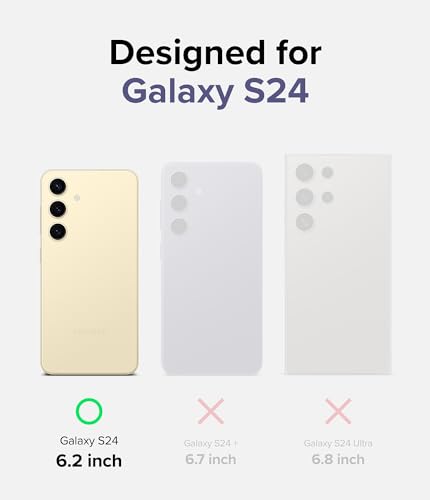 Ringke for Samsung Galaxy S24 Case [Fusion Matte Clear] | Oil & Dirt Resistant, Anti-Fingerprint Technology Prevents Oily Smudges, Frosted Coating Feels Velvety Soft - size: Galaxy S24