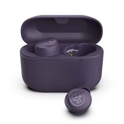 JLab Go Air Pop+ True Wireless Earbuds, in Ear Headphones, Bluetooth Earphones, 35H Playtime Ear Buds, Bluetooth Earbuds with Microphone, USB-C Charging Case, Dual Connect, EQ3 Sound, Violet - color: Violet, style: Matte