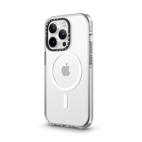 CASETiFY for iPhone 14 Pro Case - Impact Clear Compatible with MagSafe | Not Yellowing | 6.6 ft. 3X Military Grade Drop Protection | Clear - color: Clear, size: Iphone 14 Pro (6.1")