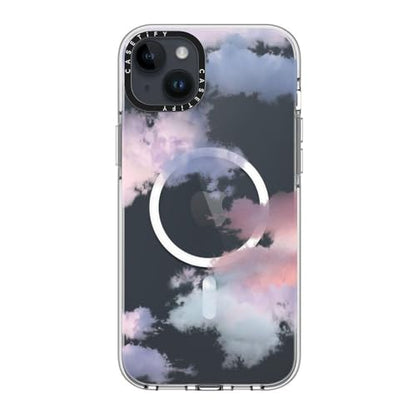 CASETiFY for iPhone 14 Plus Case - Impact Clear Compatible with MagSafe | Not Yellowing | 6.6 ft. 3X Military Grade Drop Protection | Clouds | Clear - color: Clouds, size: Iphone 14 Plus (6.7")