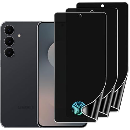 TPU Privacy Screen Protector for Samsung Galaxy S25 FE 6.7", 3 Pack - size: Samsung Galaxy S25 FE
