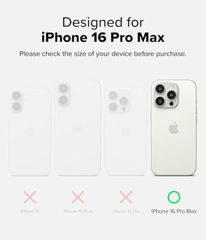 Ringke for iPhone 16 Pro Max Case [Rugged Gear Magnetic Black] - color: Magnetic Black, size: iPhone 16 Pro Max