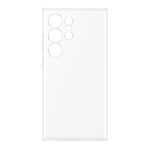 SAMSUNG Galaxy S24 Ultra Clear Phone Case, Protective Cover with Slim and Sleek Design, US Version, GP-FPS928SAATW, Transparent - color: Transparent, style: Clear Case