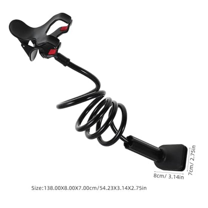 Zerodeko 360 Degree Adjustable Phone Stand Clamp for Bed and Desk Black