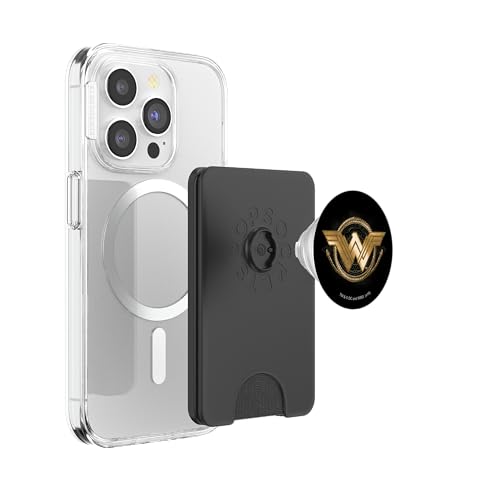 Wonder Woman Movie Golden Lasso Logo PopSockets PopWallet for MagSafe - style: Magnetic PopWallet