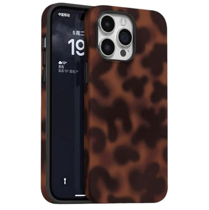 for iPhone 16 Pro Case with Tortoise Leopard Print Trendy Animal Pattern Dual-Layer Shockproof Drop Protection Tough Phone Cover - size: iPhone 16 Pro