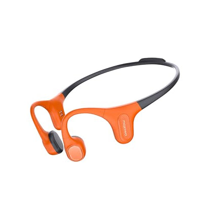 mojawa Aerra IP67 Bone Conduction Open Ear Bluetooth Sports Headphones - color: Black and Orange