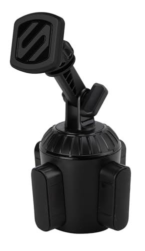 Scosche Cup Holder Phone Holder for Car, Magnetic Cell Phone Holder with Adjustable Neck & 360° Rotation, Universal Car Mount for iPhone/Android, Fits Cup Holders Up to 3.5", Not MagSafe Compatible - style: Cup Holder