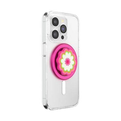 PopSockets Phone Grip for MagSafe, Magnetic Holder- Pink - color: Kaleidoscope Pink, style: MagSafe