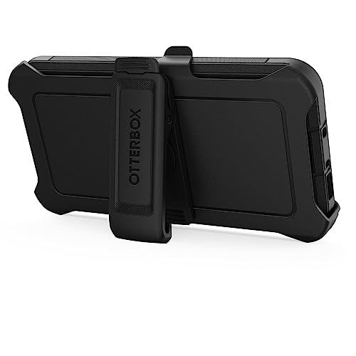 OtterBox Galaxy S23 (Only) - Defender Series Case - Black, Rugged & Durable - with Port Protection - Includes Holster Clip Kickstand - Microbial Defense Protection - Non-Retail Packaging - color: Black