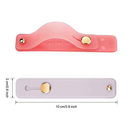Weewooday 12 Pcs Phone Finger Strap, Bright Colors - color: Bright Colors
