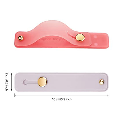 Weewooday 12 Pcs Phone Finger Strap, Bright Colors - color: Bright Colors