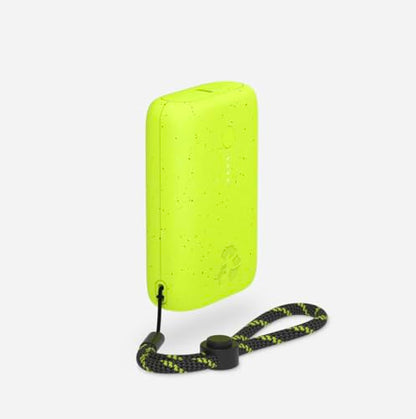 Nimble Champ Portable Charger, 10000mAh Power Bank, 20W Dual USB-C Charging - color: Cyber Lime