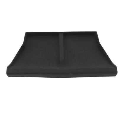 Center Console Wireless Charging Mat, Easy to Clean Anti Slip Phone Charging Silicone Pad, Interior Accessories for Car Phone Stand, Dash Mat with Holder (Black W240004607)
