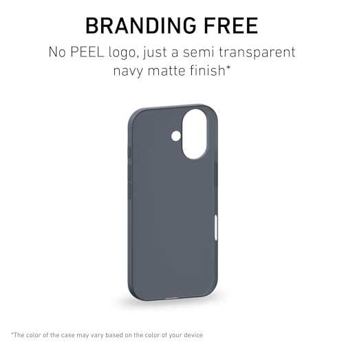 PEEL Super Thin Case for iPhone 16 (Navy) - color: Navy, size: Super Thin
