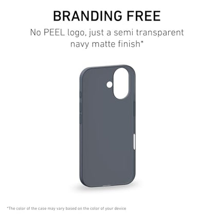 PEEL Super Thin Case for iPhone 16 (Navy) - color: Navy, size: Super Thin