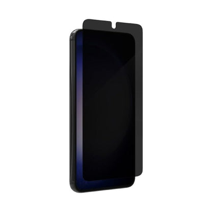 ZAGG InvisibleShield Fusion Privacy Anti-Glare Samsung Galaxy S24 Screen Protector - Hybrid Polymer, 2-Way Privacy Filter, Matte Finish, Scratch Resistant, Eco-Friendly