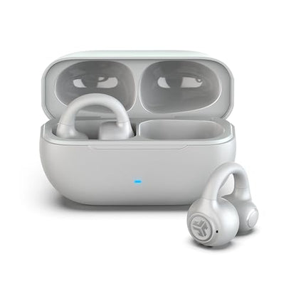 JLab, Flex, Open Ear Earbuds, Clip On True Wireless Bluetooth Earbuds, Cloud White - color: Cloud White