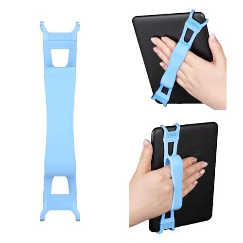 CoBak Secure Hand Strap for Ebook Reader, Lightweight, Elastic, Blue - color: Bondi Blue