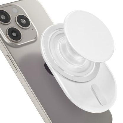 AUROX Magnetic Phone Grip Holder for Magsafe Phone Grips,Transparent White - color: Transparent White