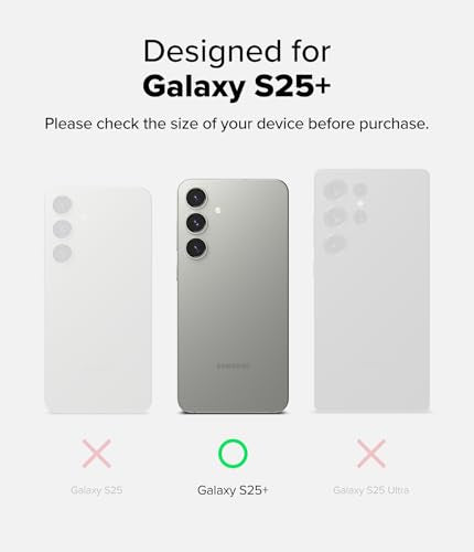 Ringke for Samsung Galaxy S25 Plus Case [Fusion Matte Clear] | Oil & Dirt Resistant, Anti-Fingerprint Technology Prevents Oily Smudges, Frosted Coating Feels Velvety Soft - size: Galaxy S25 Plus