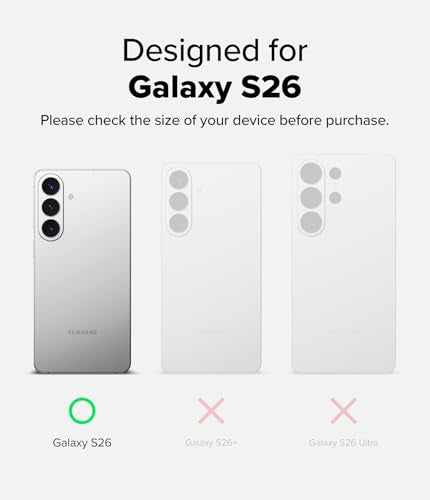 Ringke for Samsung Galaxy S26 Case [Fusion Magnetic Matte Clear] | Compatible with MagSafe, Oil & Dirt Resistant, Anti-Fingerprint Technology Prevents Oily Smudges, Feels Velvety Soft - size: Galaxy S26