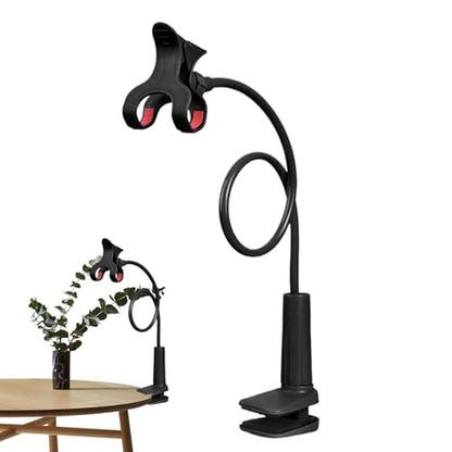 Bed Phone Holder Clip Multifunctional Adjustable - color: black