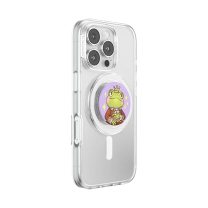PopSockets Phone Grip for MagSafe, Magnetic Holder- Frog Prince - color: Frog Prince, style: MagSafe