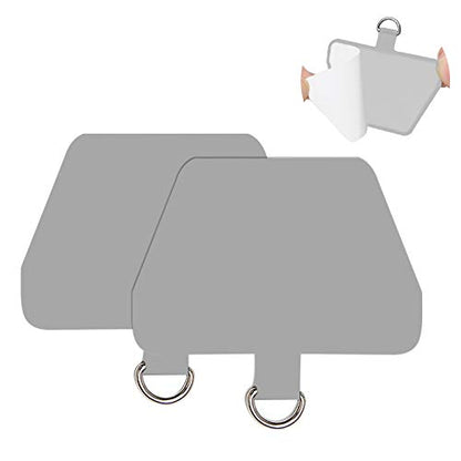COCASES Phone Tether Tab, Phone Lanyard Strap Tab, 2 Pack Grey - color: Gary