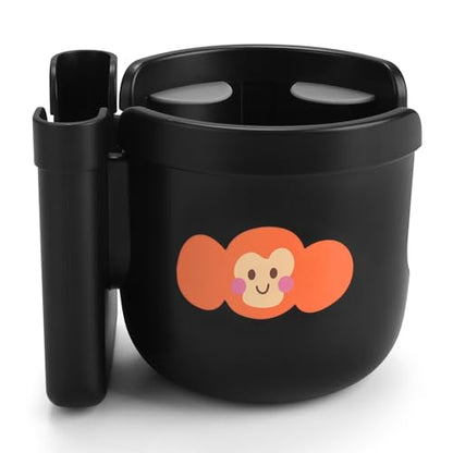 Accmor Wheelchair Cup Holder with Phone Holder, ﻿Universal 360° Rotatable Walker Cup Holder Rollator Scooter Accessory - color: Monkey