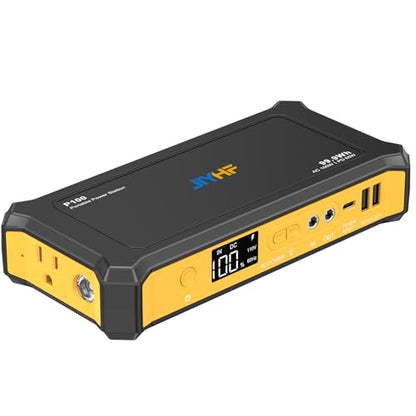 JIYHF Portable Power Bank with AC Outlet, 99.9Wh Portable Laptop Charger - style: P100 Orange