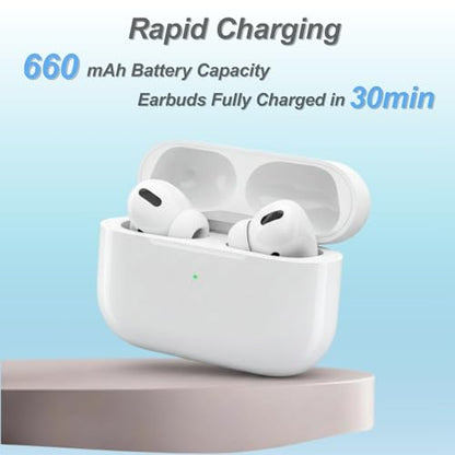 Replacement Charging Case for AirPod Pro 2 and Pro 1 gen, Wireless Charging Cases Compatible with AirPod Pro 1st / 2nd, Wired and Wireless Charging, Bluetooth Pairing Sync, USB C Port