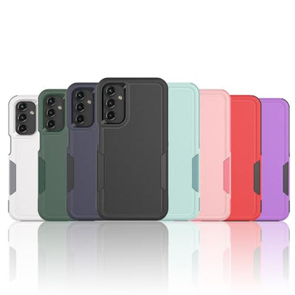 for Galaxy A15 5G Phone Case, [Military Grade Drop Tested] with HD Screen Protector, Dual Layer Protective Heavy Duty Cell Phone Cover Non-Slip Shockproof Case for Samsung Galaxy A15 5G (Purple) - color: Purple