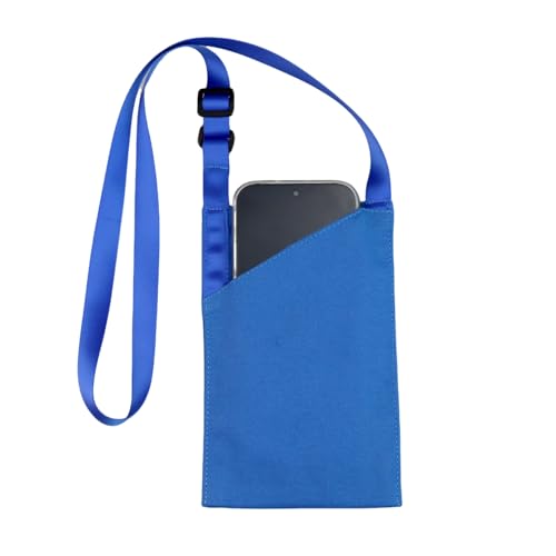 Neck Phone Pouch for Seniors Hands-Free Cell Phone Holder with Adjustable Strap, Easy Access Lightweight Neck Lanyard Bag for Daily Use, Walking, Home & Travel