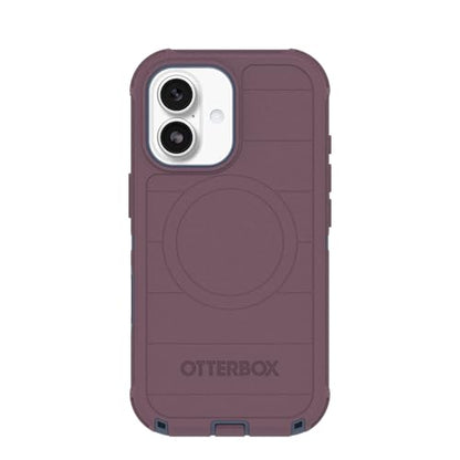 OtterBox iPhone 17 (Only) - Defender Series Case - Tulipwood Glow (Purple & Blue) - Snaps on MagSafe - Tough - Rugged & Durable - color: Tulipwood Glow (Purple & Blue), style: iPhone 17