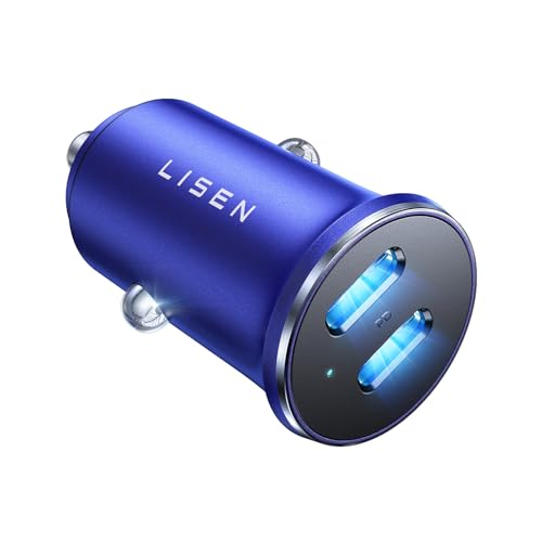 LISEN 90W USB C Car Charger USB C Fast Charge, PD3.0 Fast Car Charger, Blue - color: Blue, size: 1 Pack