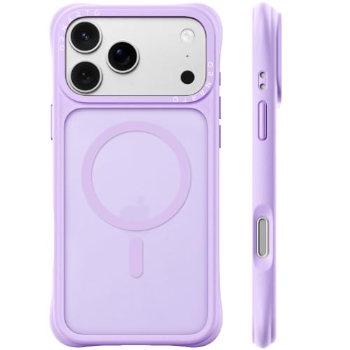 ORNARTO Magnetic for iPhone 17 Pro Max Case, Translucent Matte, Taro Purple | 20FT Military-Grade Drop Protection, Compatible with MagSafe, Slim & Lightweight, AirBuffer Corners, Gecko-Grip Interior - color: Taro Purple