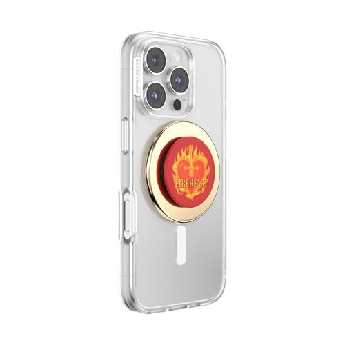 PopSockets Phone Grip for MagSafe, Magnetic Holder- Fireheart - color: Fireheart, style: MagSafe