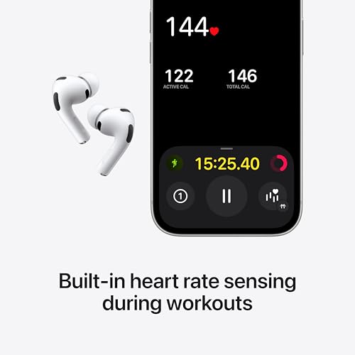 Apple AirPods Pro 3 Wireless Earbuds with Active Noise Cancellation