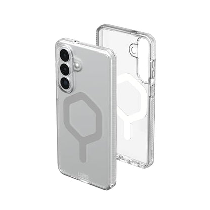 URBAN ARMOR GEAR UAG for Samsung Galaxy S26 Plus Case 6.7" Plyo - Magnetic Charging Compatible Anti-Yellowing Transparent Rugged Military Drop Tested Protective Cover, Ice/Silver - color: Plyo - Ice/Silver