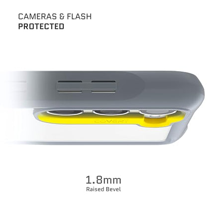 Ghostek Covert Samsung Galaxy S23 Plus Clear Case with Military Grade Shockproof Protection, Non-Slip Grip, Protective Silicone Phone Cover Designed for 2023 Galaxy S23+ (6.6") (Gray) - color: Gray [Limited], size: Galaxy S23 Plus