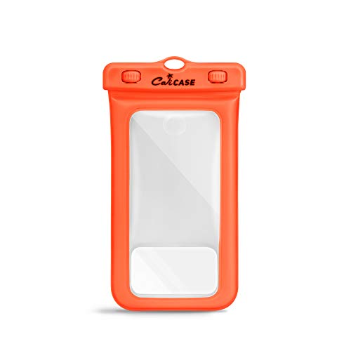 CaliCase XL Waterproof Floating Case - color: Orange