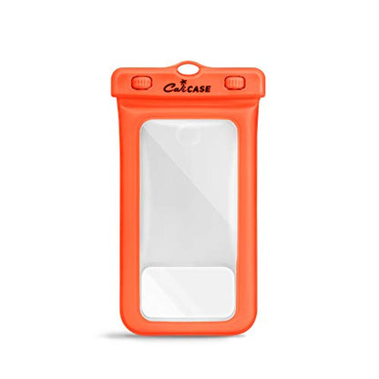 CaliCase XL Waterproof Floating Case - color: Orange