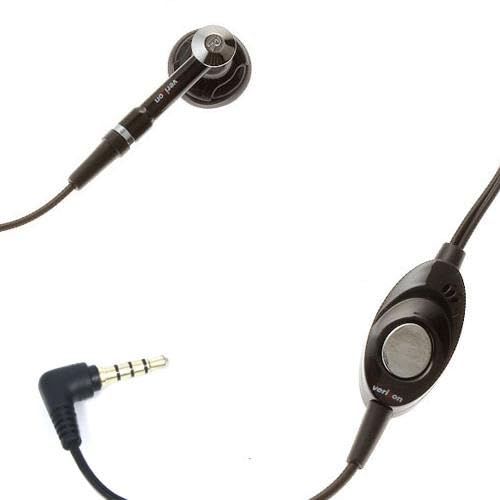 Mono Headset Wired Earphone Handsfree Mic Compatible with Sonim XP3plus 5G (Flip), 3.5mm Headphone Single Earbud in-Ear