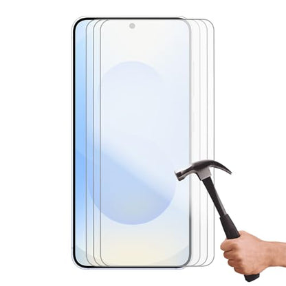 3pcs Tempered Glass Screen Protector Phone Guard for Samsung Galaxy S25 Bulk