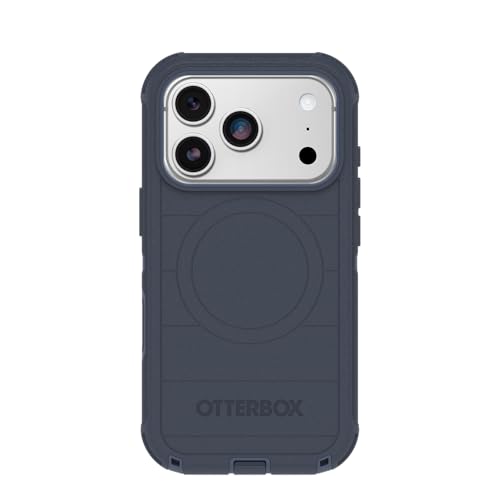 OtterBox iPhone 17 Pro Defender Pro Series Case - Blue Sentiment | Tough, Rugged & Durable iPhone Case, Snaps on MagSafe, Multi-Layer, Impact Absorbing iPhone Case - color: Blue Sentiment, style: iPhone 17 Pro