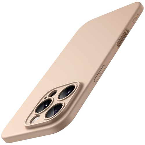 JETech Slim Case for iPhone 16 Pro, Desert Titanium | Camera Lens Protection, Ultra-Thin Matte Finish, Lightweight Minimalist Design - color: Desert Titanium, size: iPhone 16 Pro