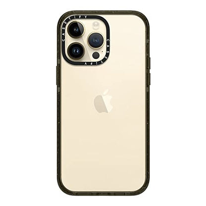 CASETiFY for iPhone 14 Pro Max Case - Impact Clear Black | Slim Fit | 8.2 ft. 4x Military Grade Drop Protection | Black - color: Clear Black, size: Iphone 14 Pro Max (6.7")