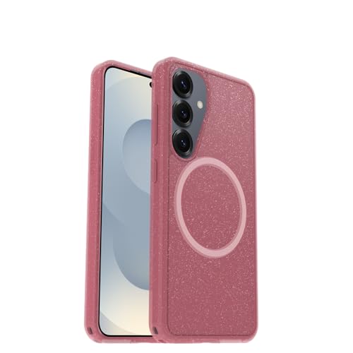 OtterBox Samsung Galaxy S25 Symmetry Series Clear Magnet Case - Foxberry Pink - color: Thimbleberry Pink, style: Samsung Galaxy S25